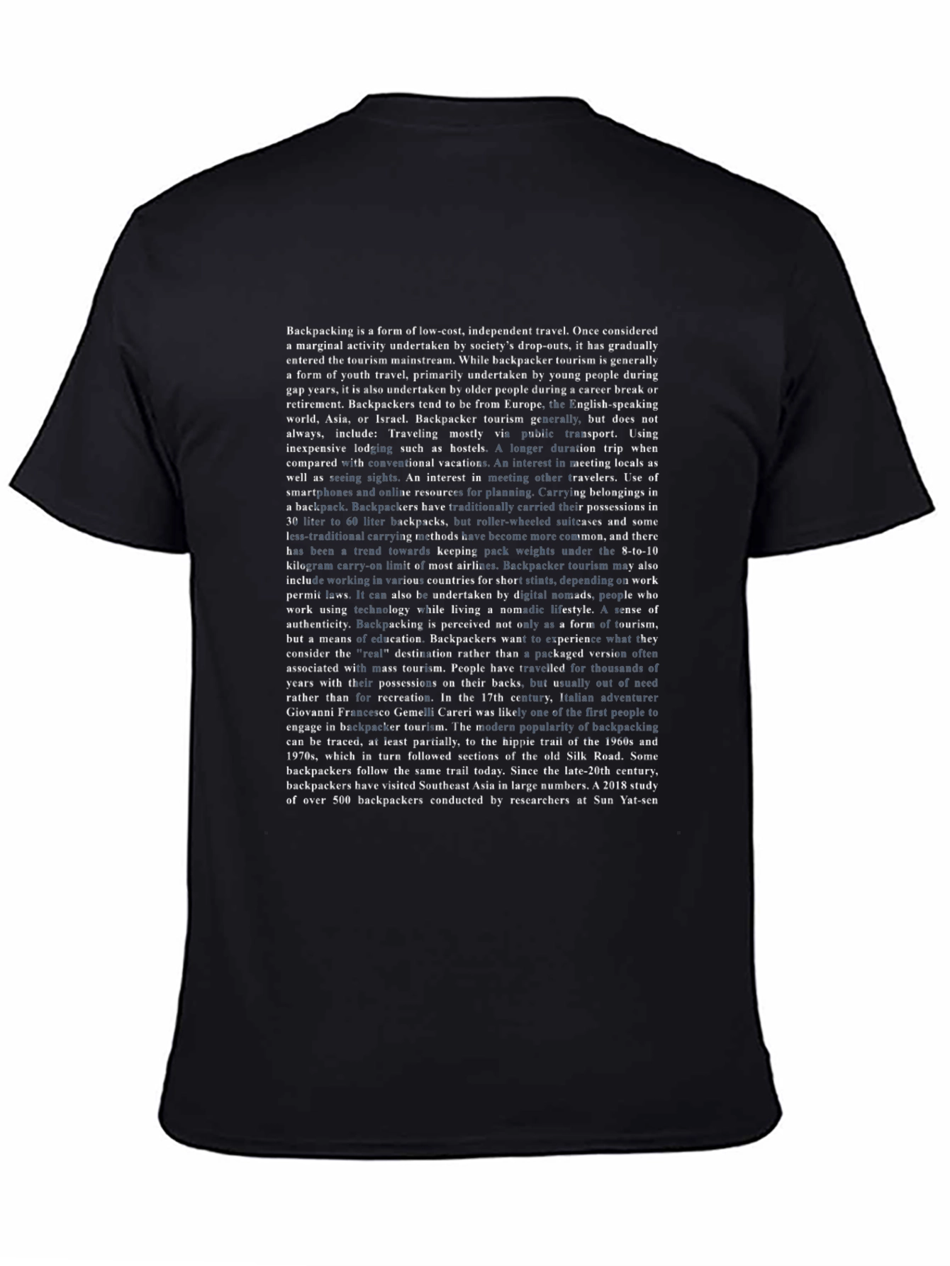 Backpacker Travel Tee: Explore the World