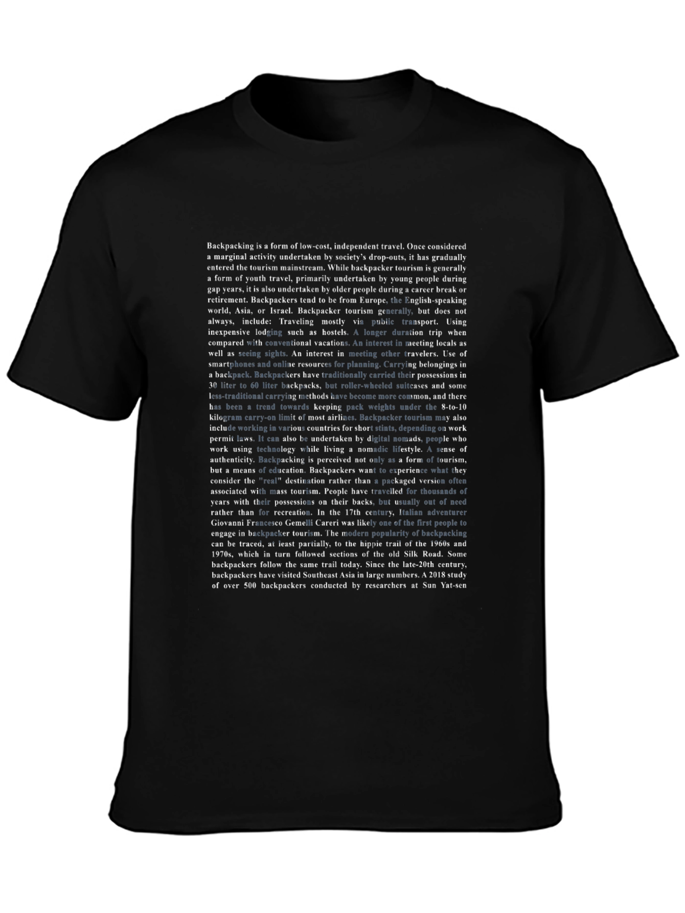 Backpacker Travel Tee: Explore the World