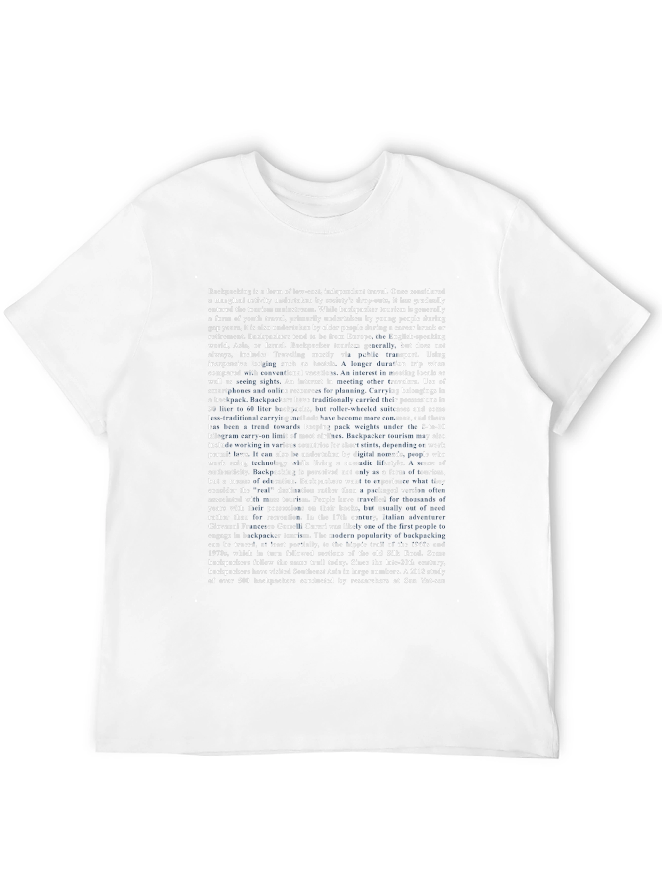 Backpacker Travel Tee: Explore the World