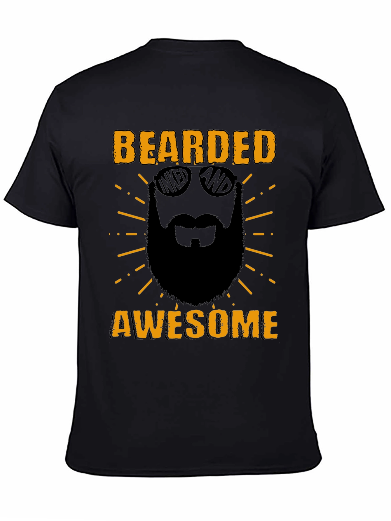 Bearded Awesome T-Shirt - Mens Graphic Tee