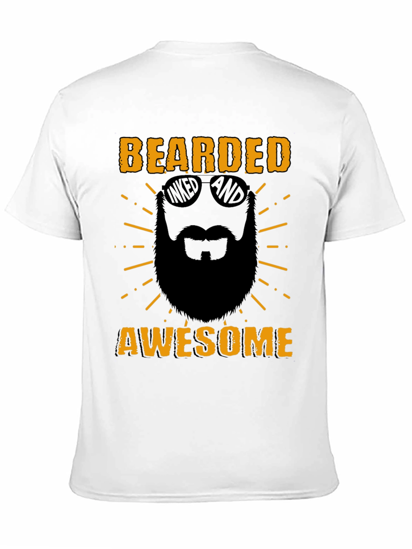 Bearded Awesome T-Shirt - Mens Graphic Tee
