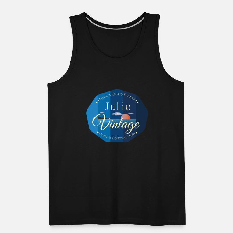 Julio First Name Vintage Blue