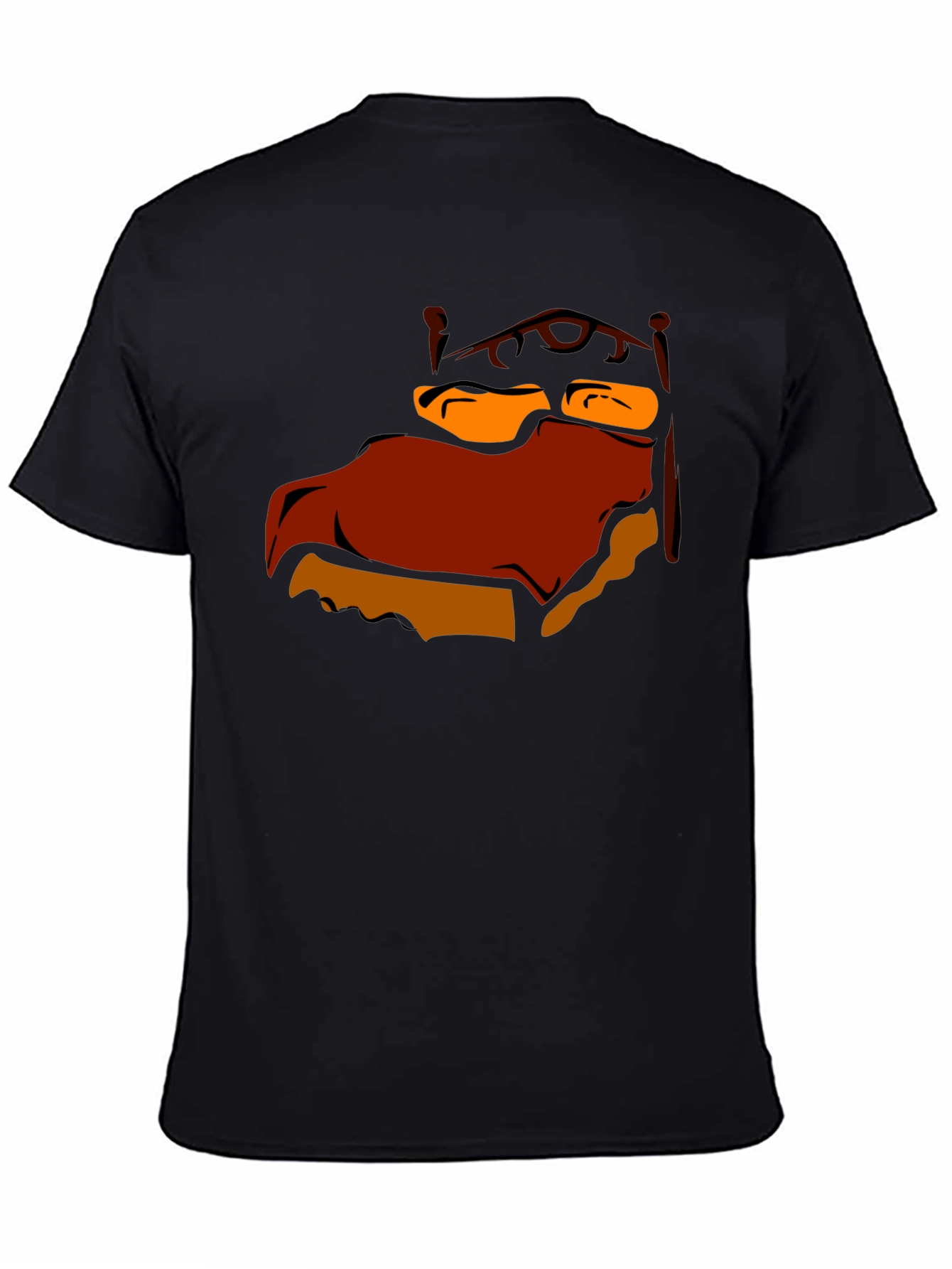 Cartoon Bed Graphic T-Shirt