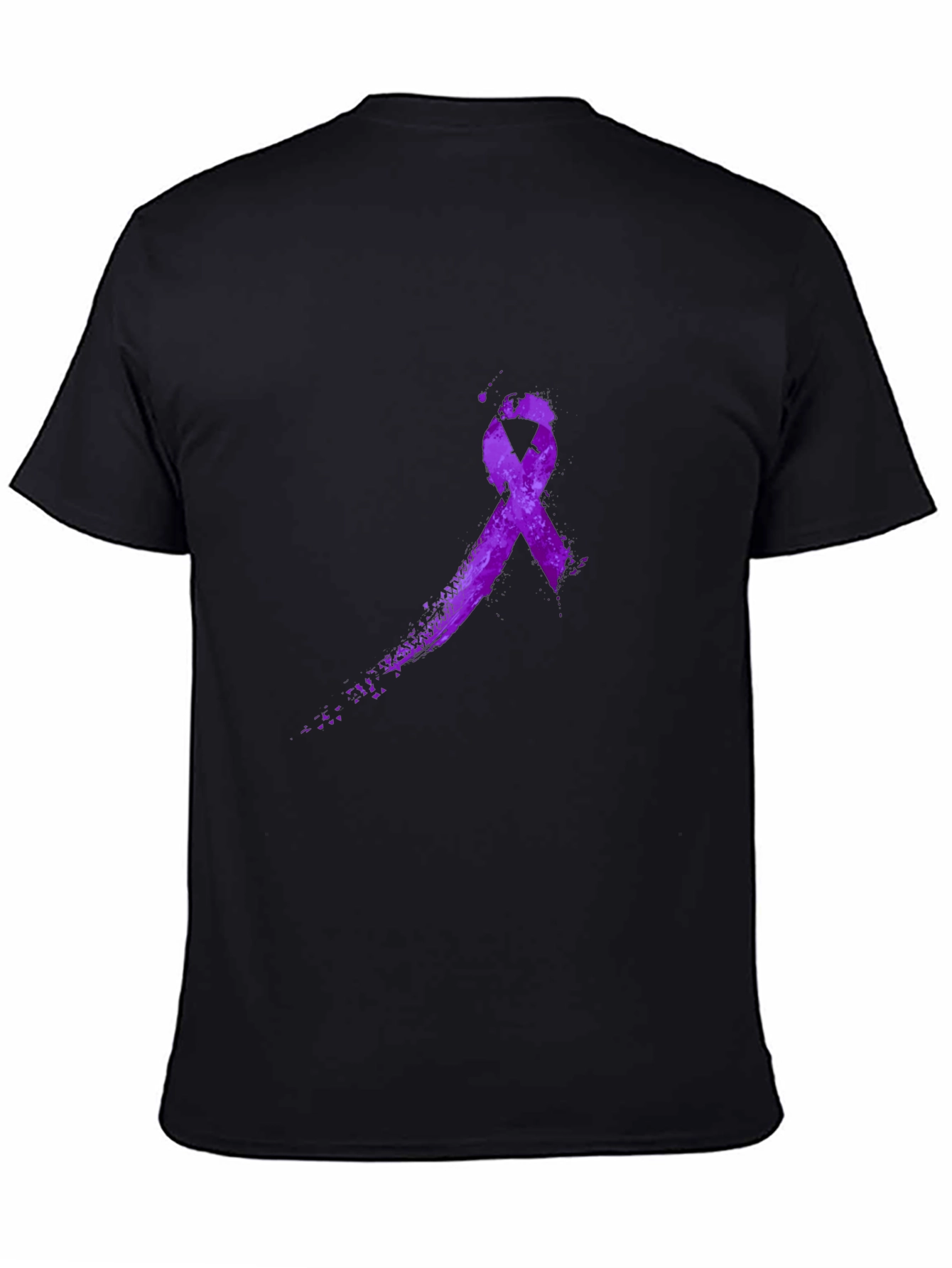 Purple Ribbon Graphic T-Shirt - Awareness Tee