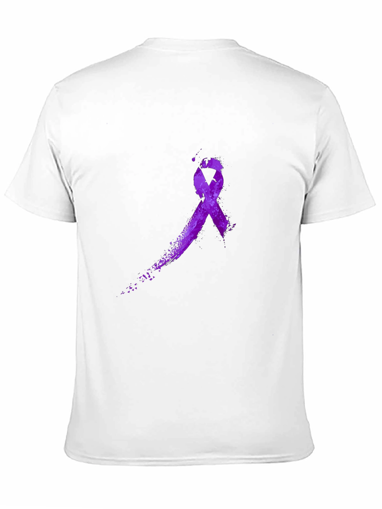 Purple Ribbon Graphic T-Shirt - Awareness Tee