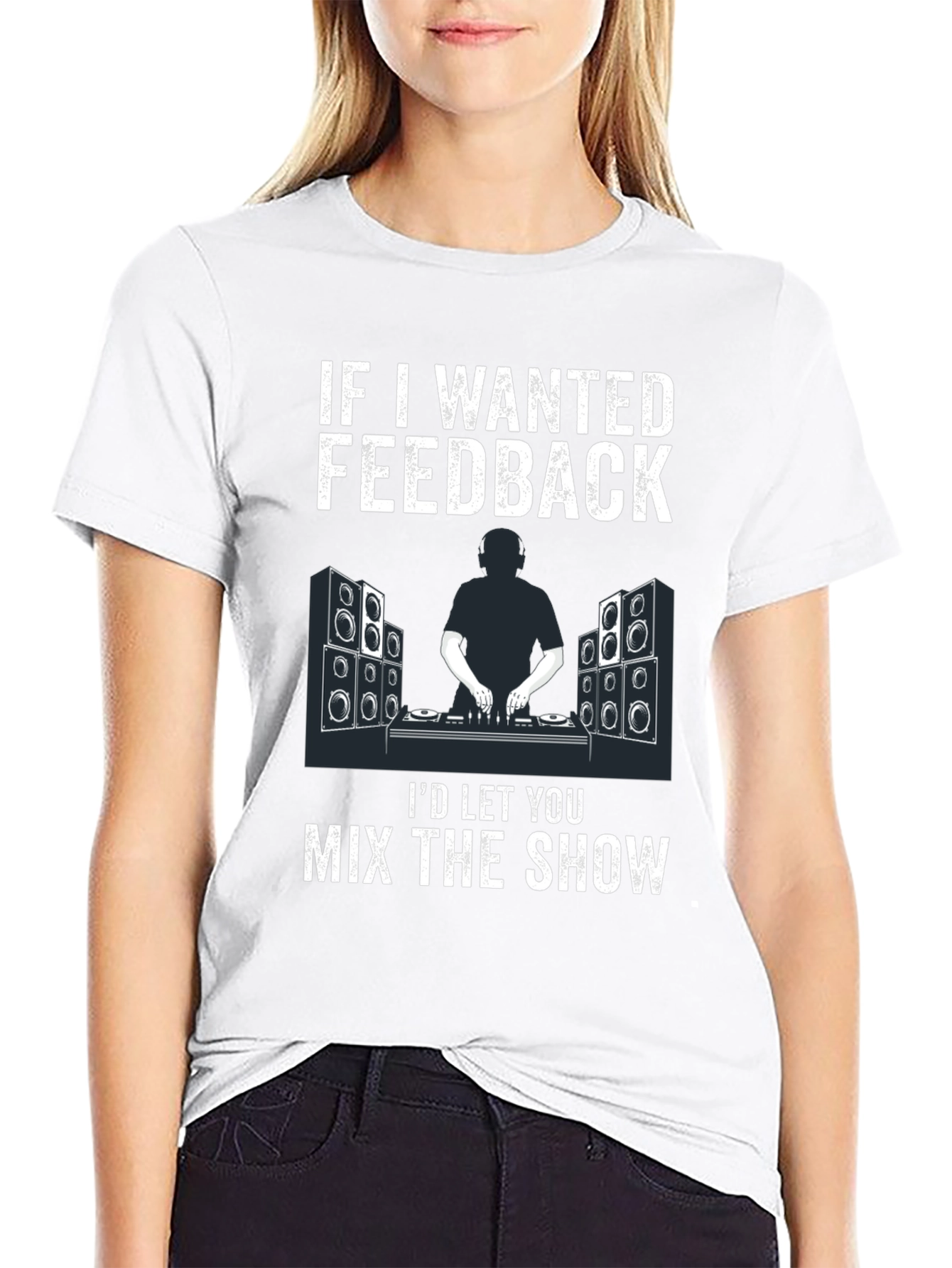 DJ Feedback T-Shirt - Music Mixer Design