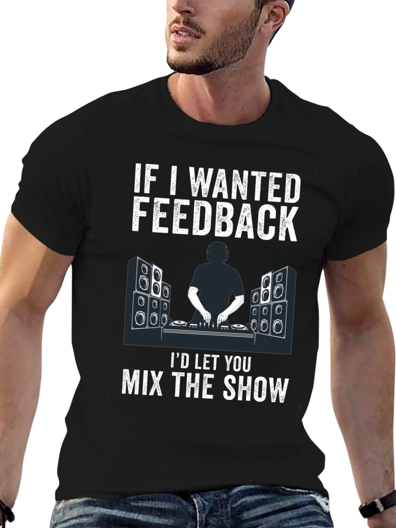 DJ Feedback T-Shirt - Music Mixer Design
