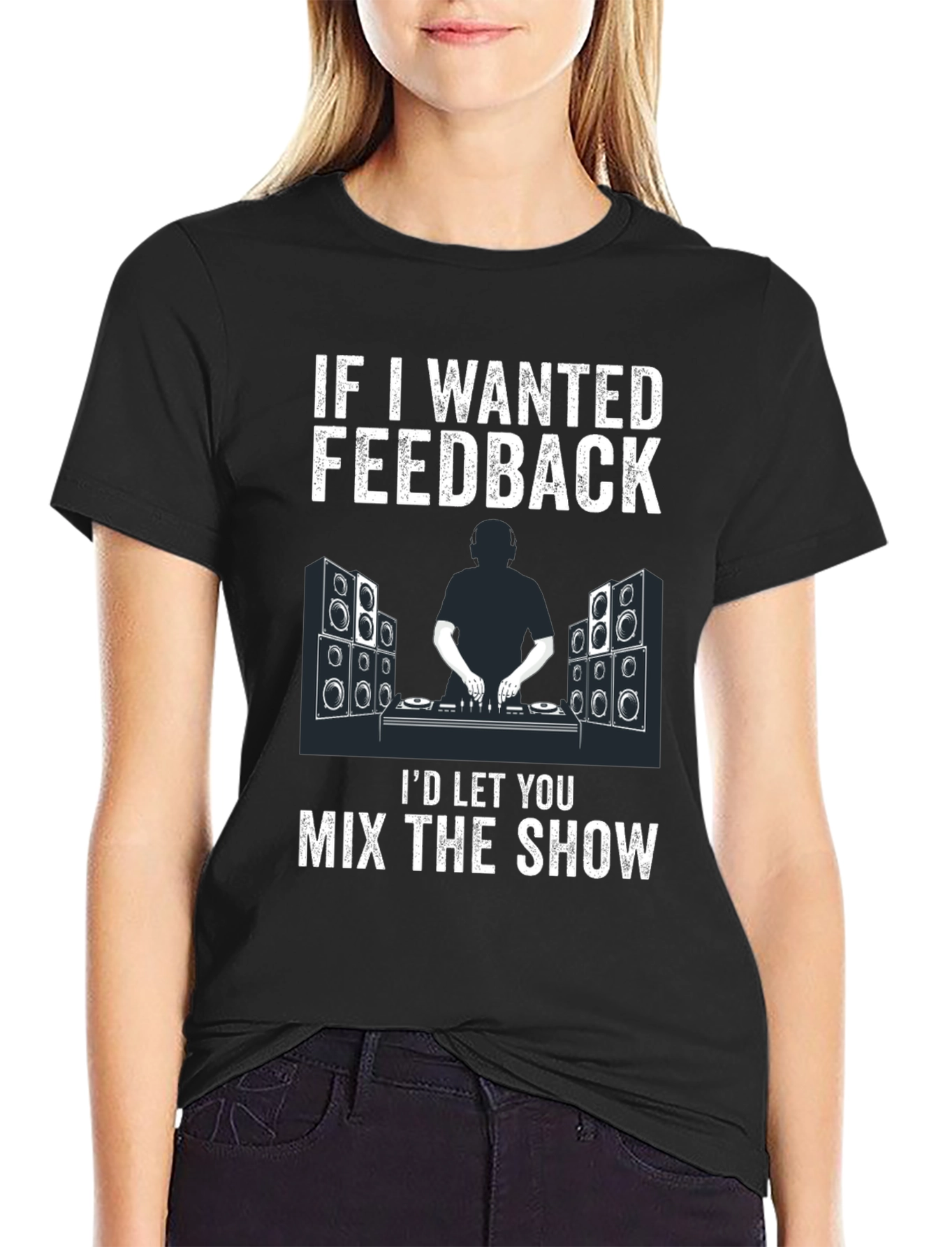 DJ Feedback T-Shirt - Music Mixer Design