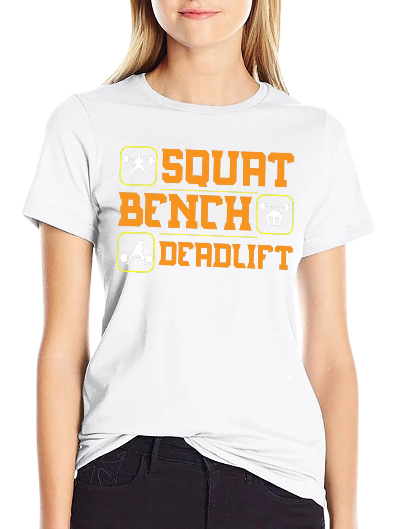 Squat Bench Deadlift Workout Gym T-Shirt