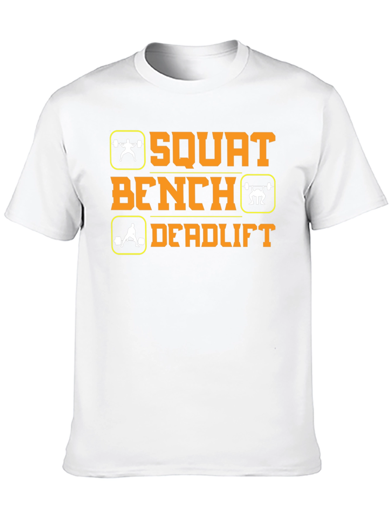 Squat Bench Deadlift Workout Gym T-Shirt