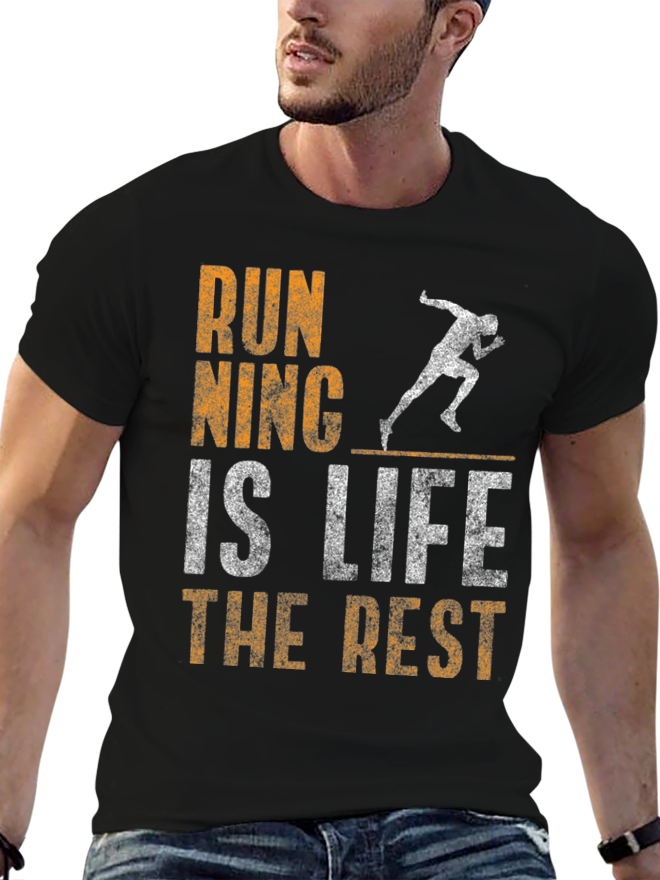 Running is Life Graphic T-Shirt