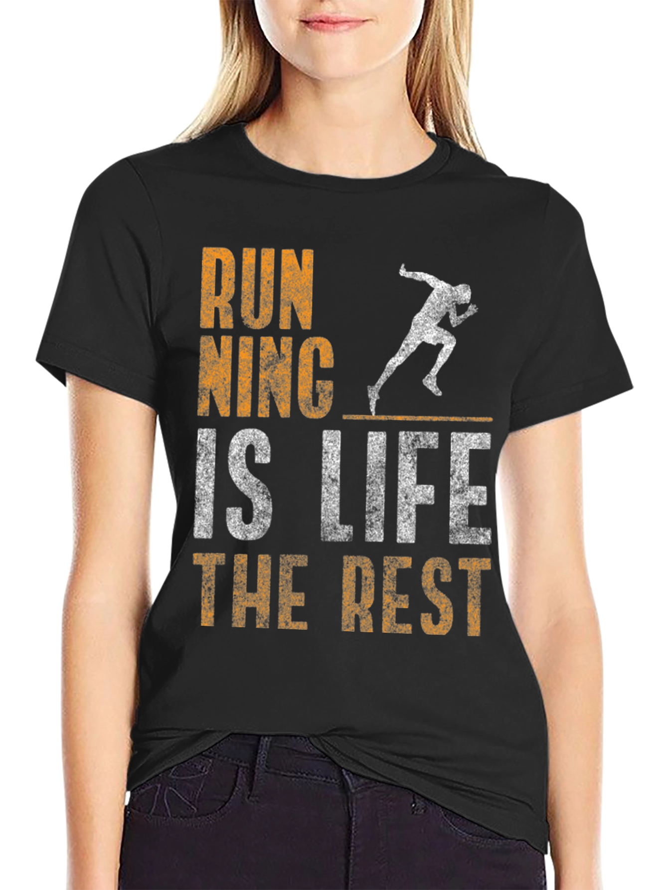 Running is Life Graphic T-Shirt