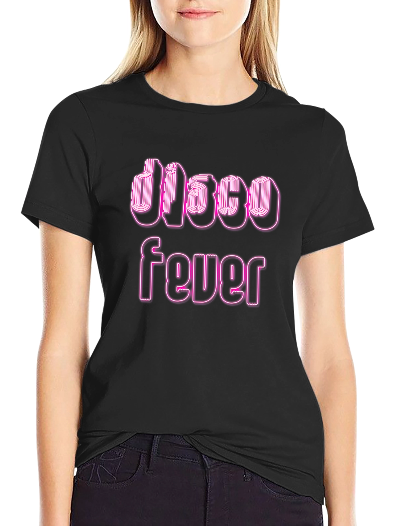 Disco Fever Graphic Tee - Black T-Shirt