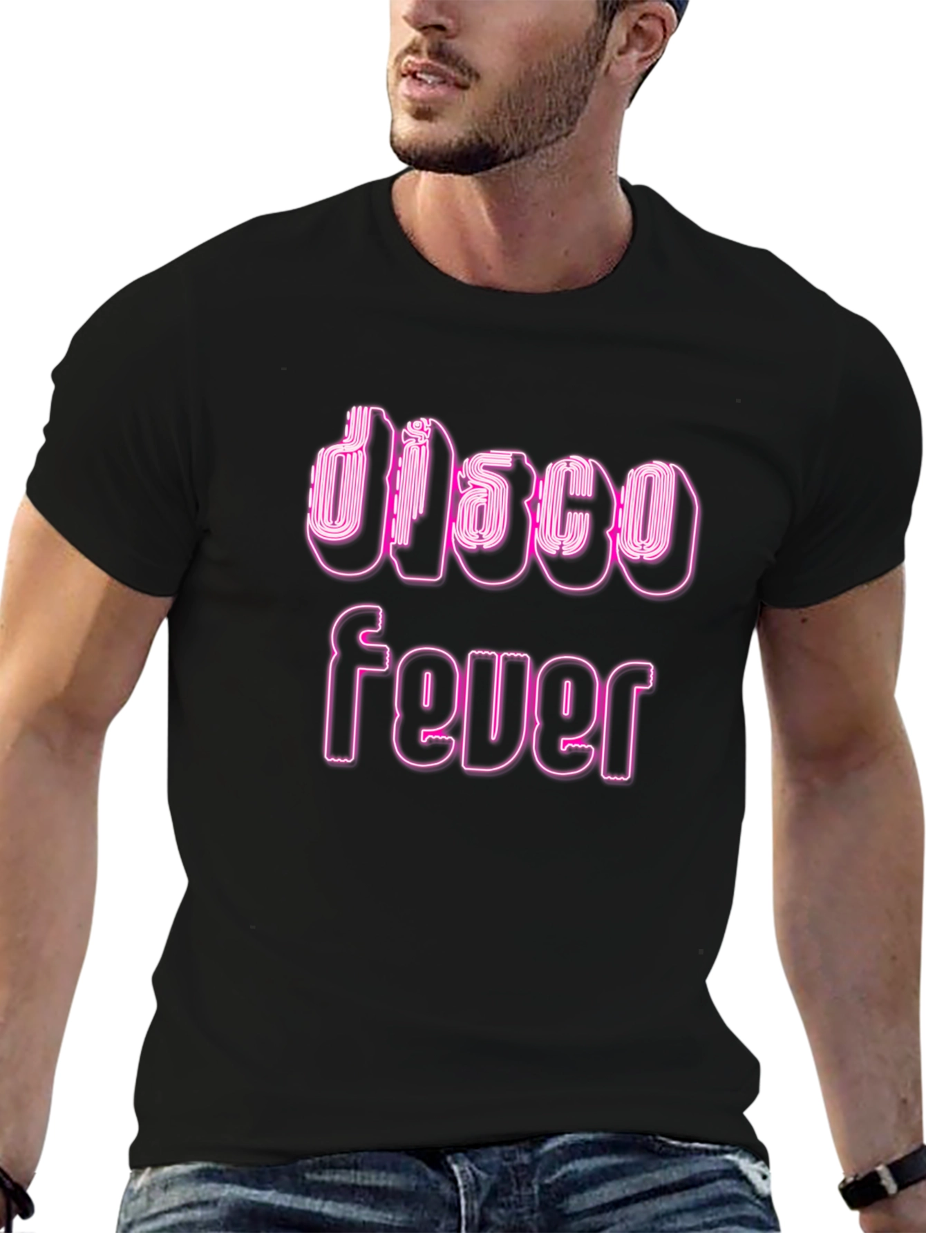 Disco Fever Graphic Tee - Black T-Shirt