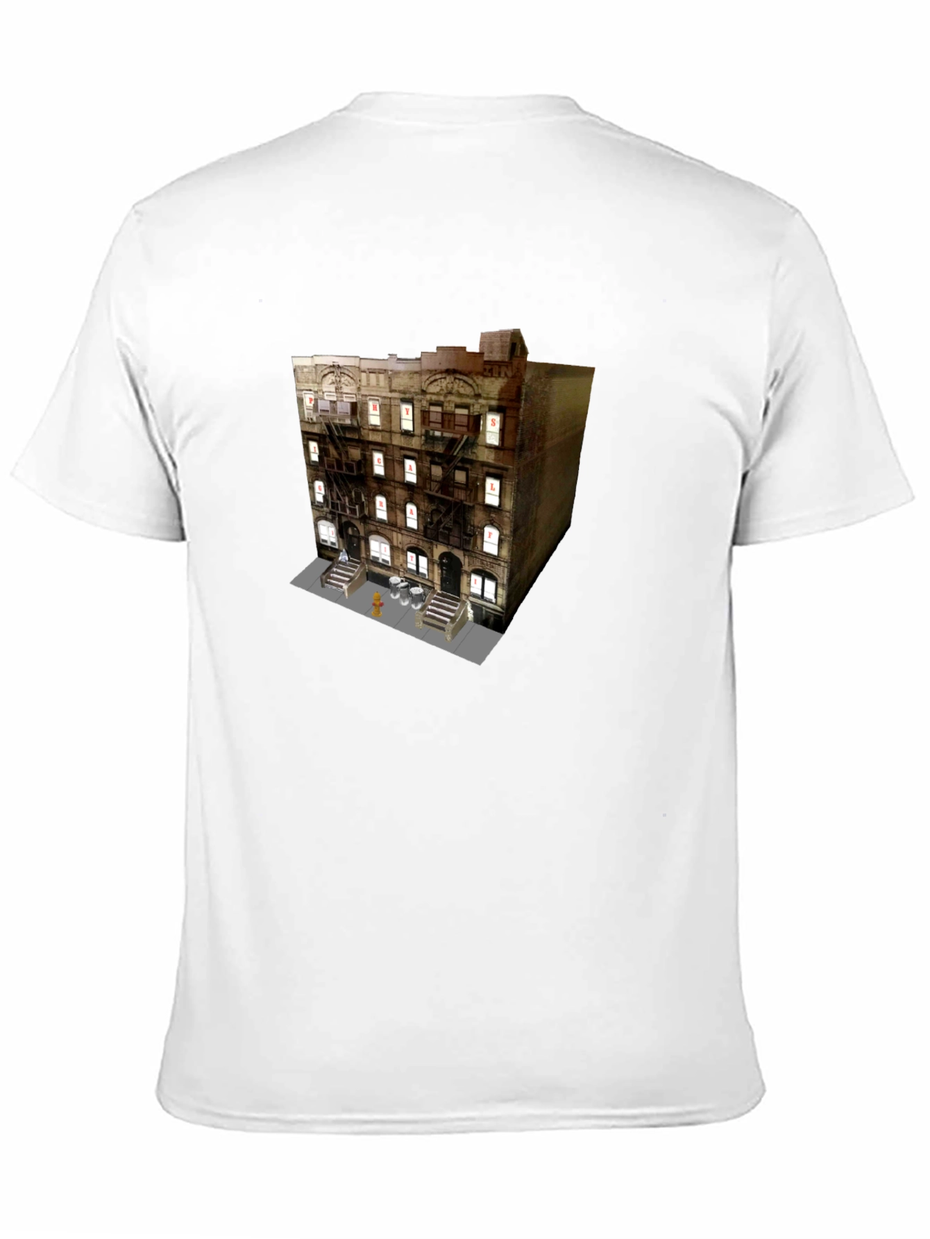 Urban Building Graphic Tee - Cityscape Style