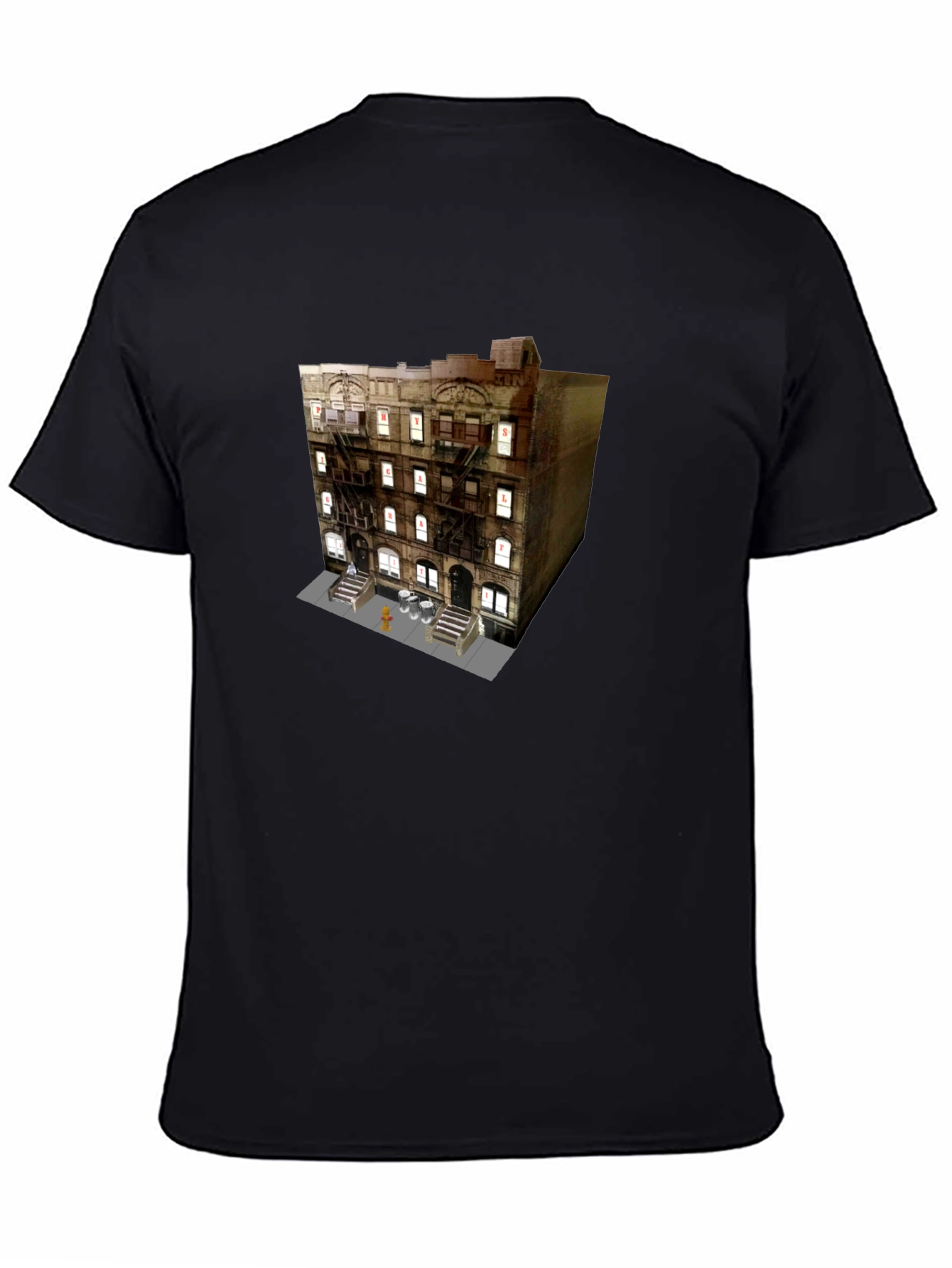 Urban Building Graphic Tee - Cityscape Style