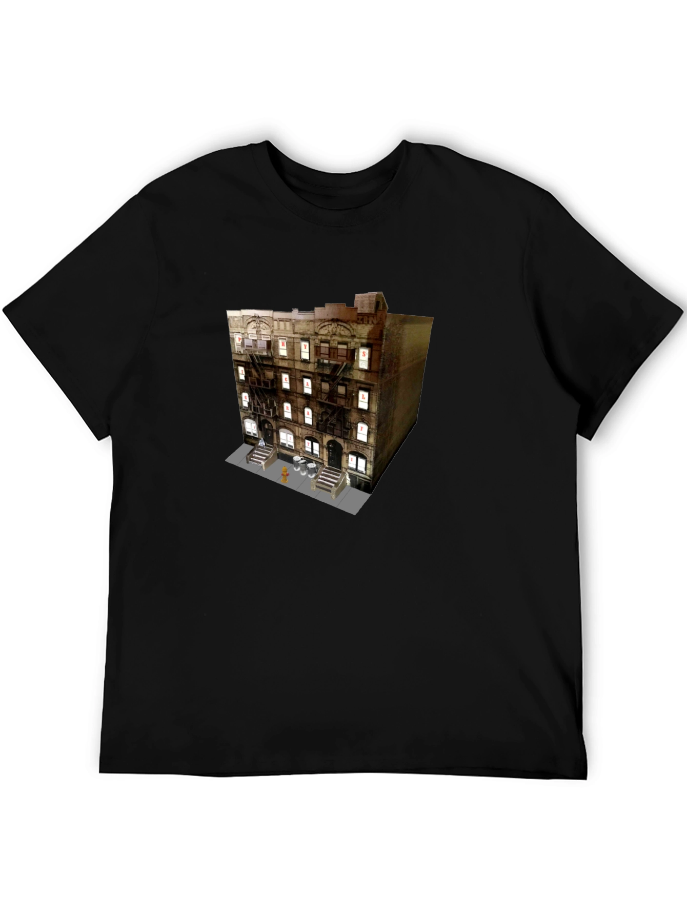 Urban Building Graphic Tee - Cityscape Style