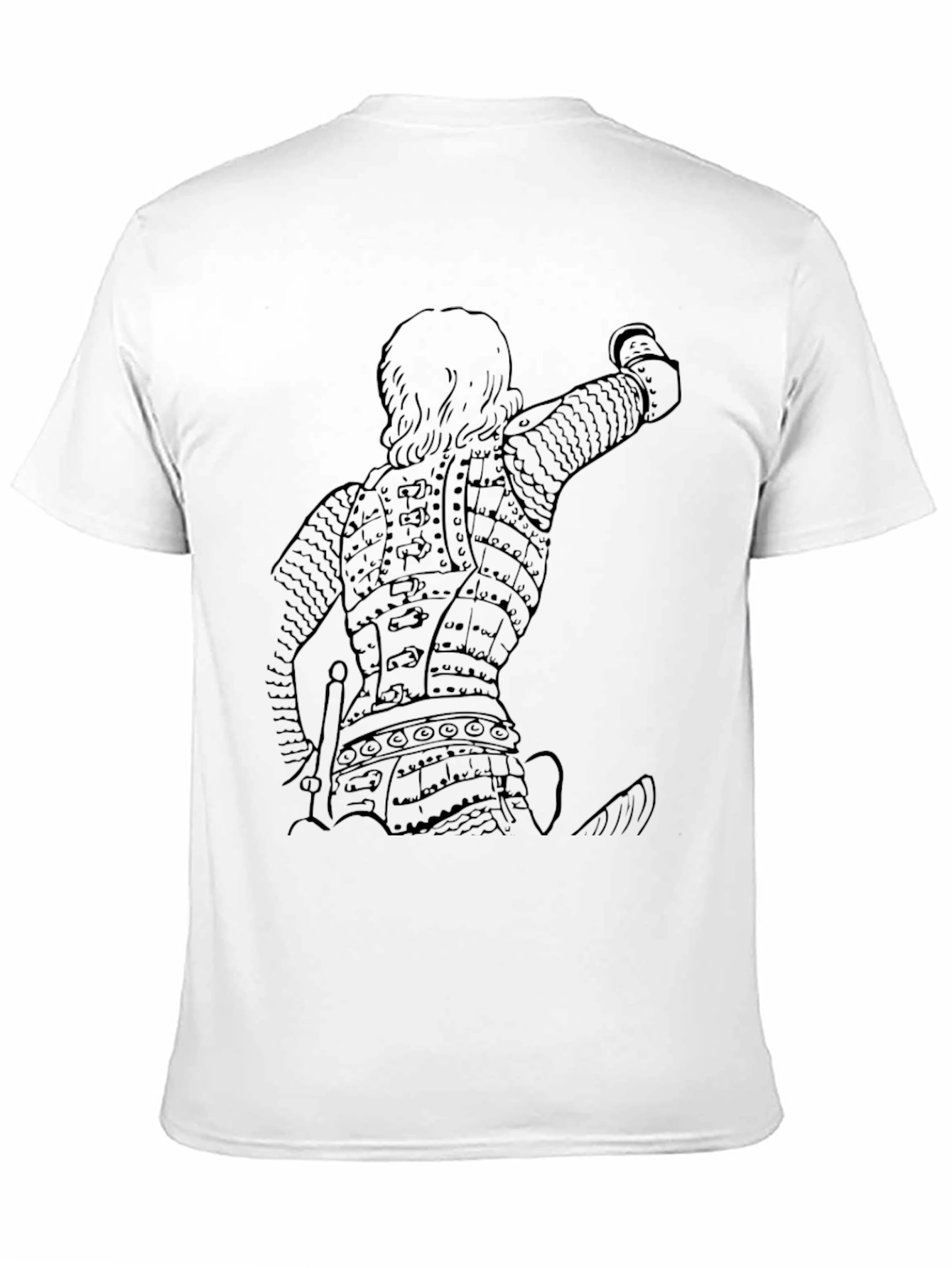 Warrior Armor Graphic T-Shirt - Black