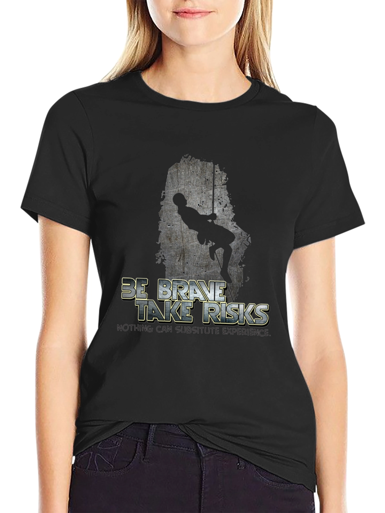 Be Brave Take Risks Graphic T-Shirt