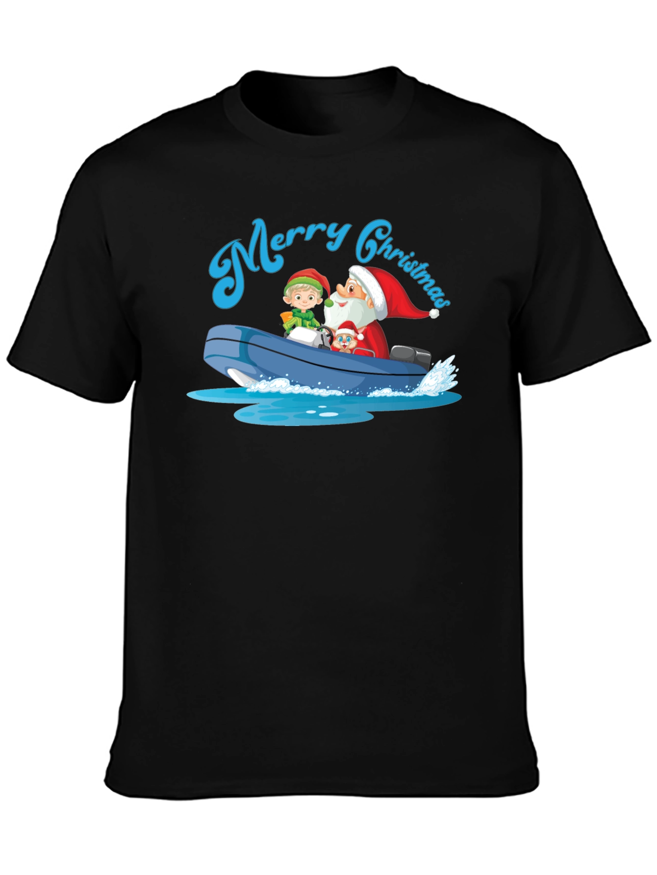 Merry Christmas Boat Ride T-Shirt