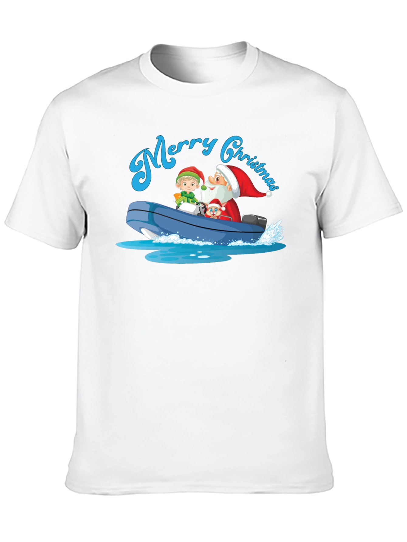 Merry Christmas Boat Ride T-Shirt