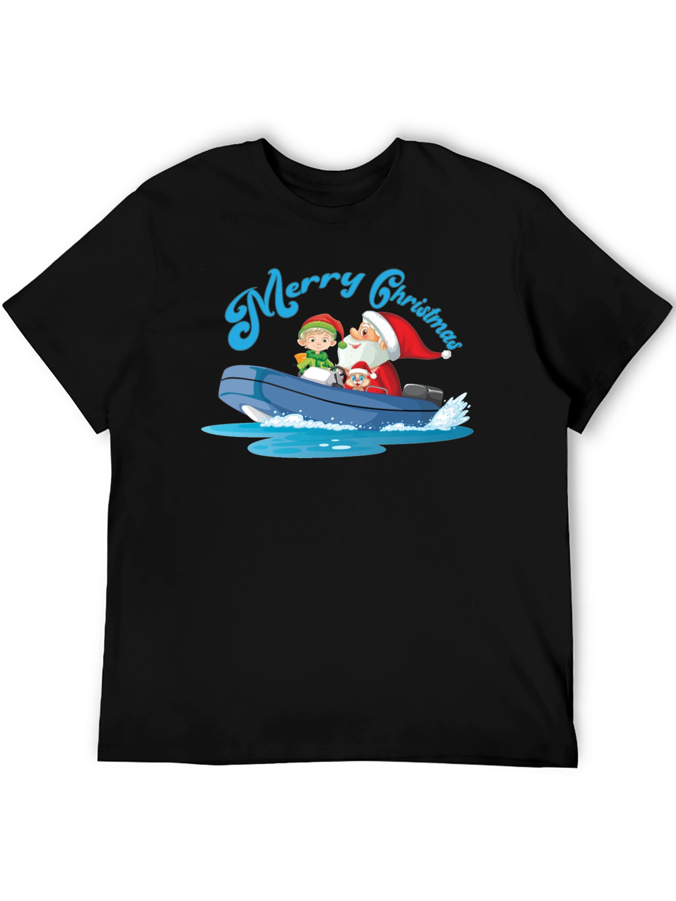 Merry Christmas Boat Ride T-Shirt