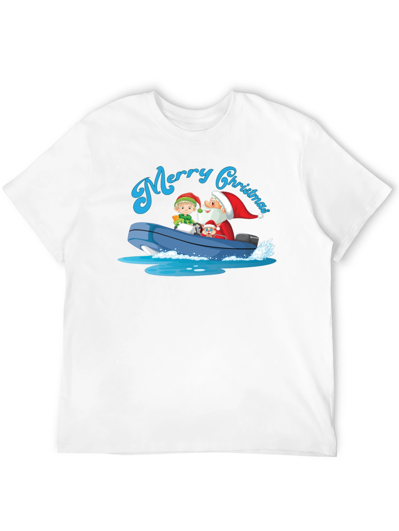 Merry Christmas Boat Ride T-Shirt