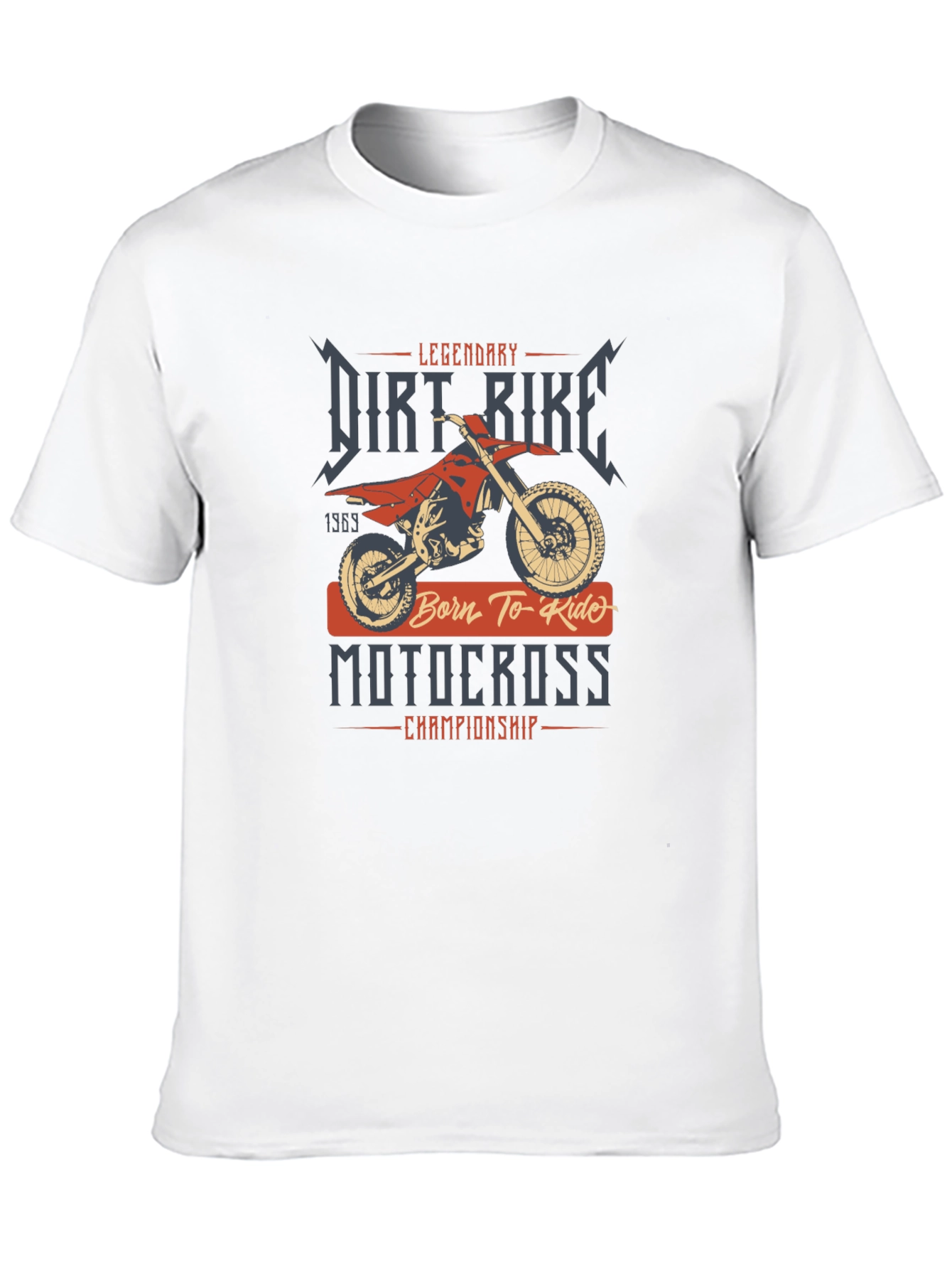 Legendary Dirt Bike Motocross Graphic T-Shirt