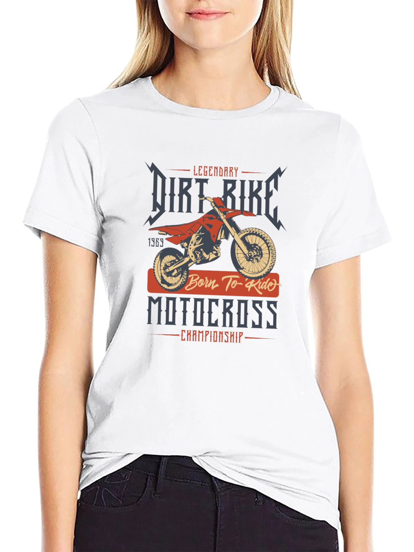 Legendary Dirt Bike Motocross Graphic T-Shirt