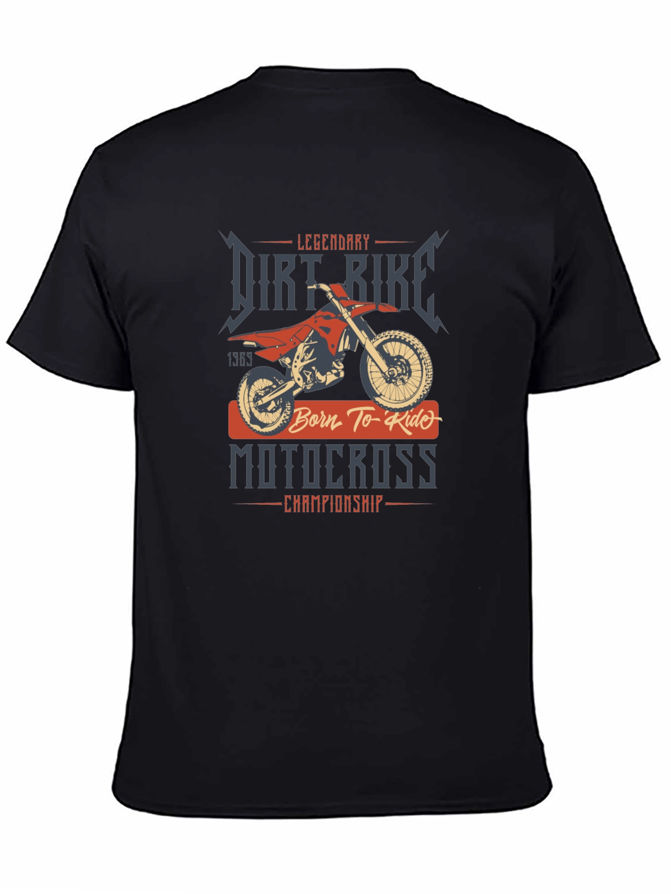 Legendary Dirt Bike Motocross Graphic T-Shirt