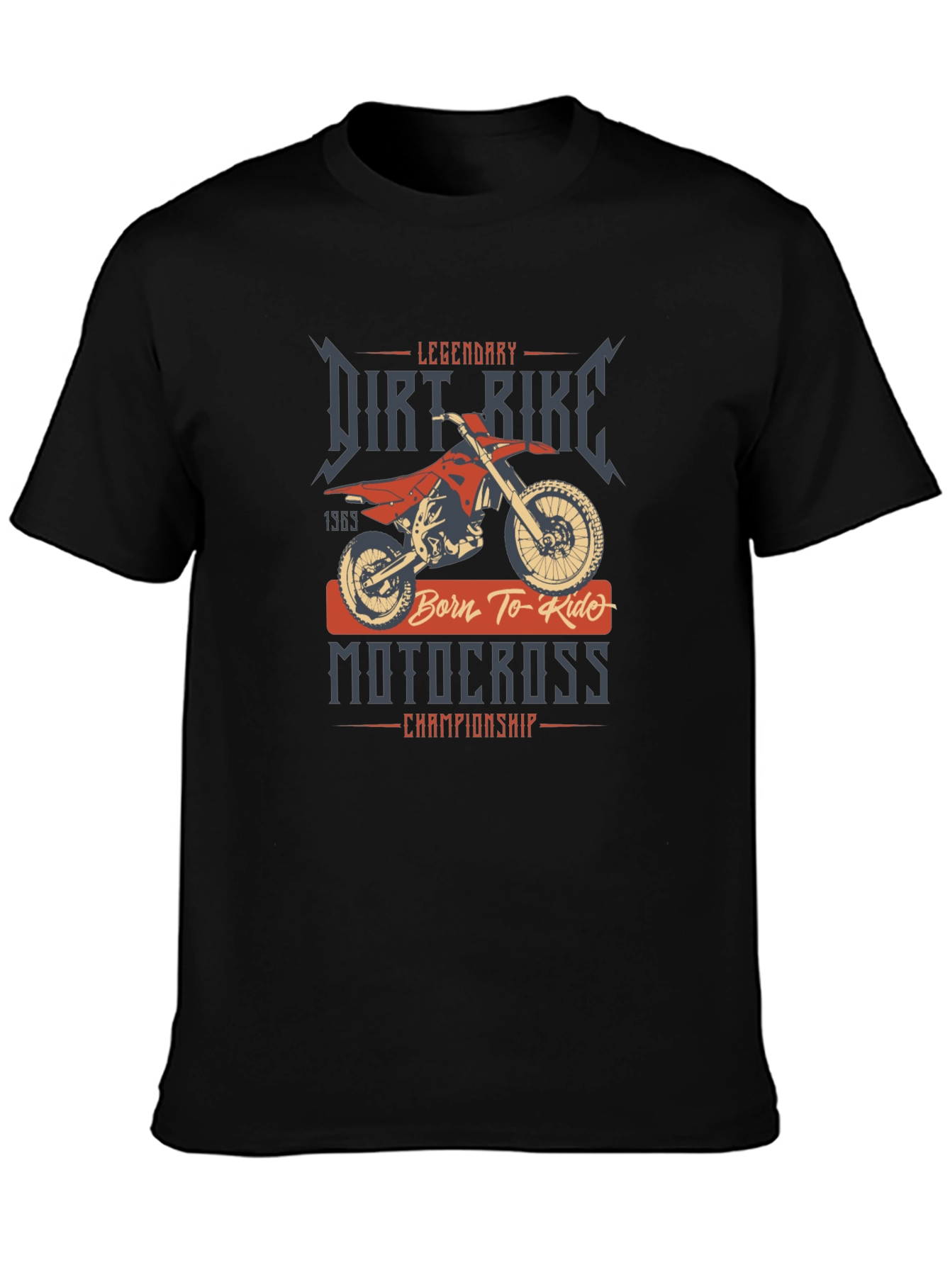 Legendary Dirt Bike Motocross Graphic T-Shirt