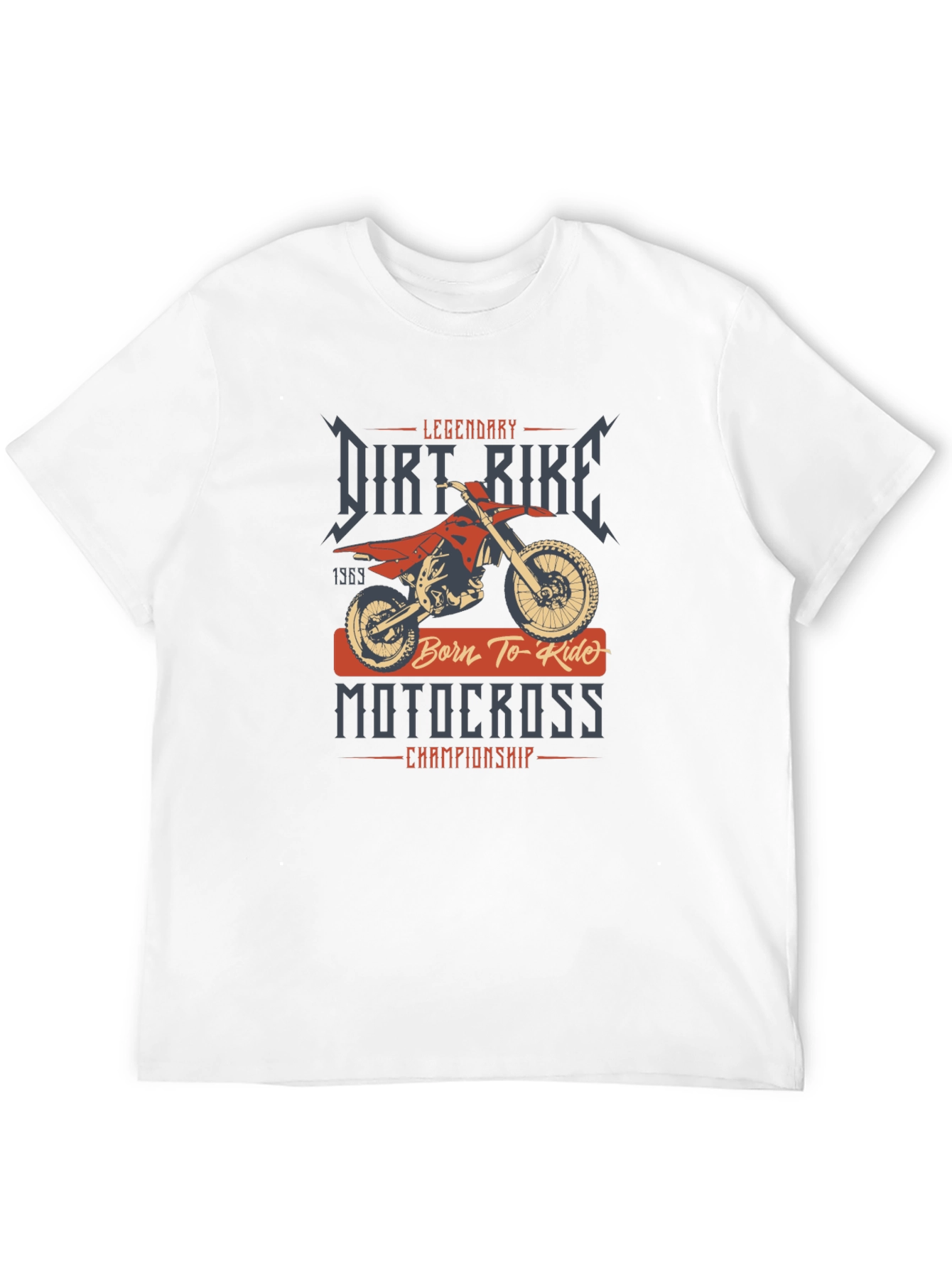 Legendary Dirt Bike Motocross Graphic T-Shirt