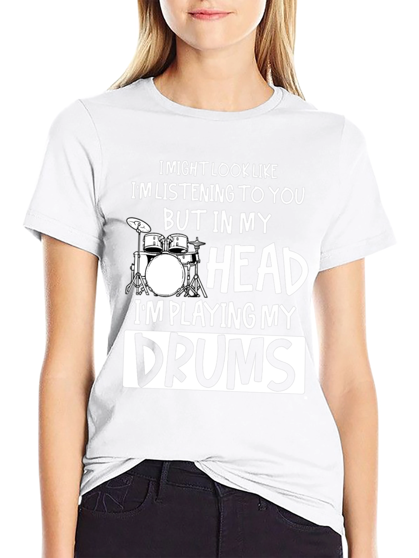 Drummer T-Shirt - Im Playing My Drums