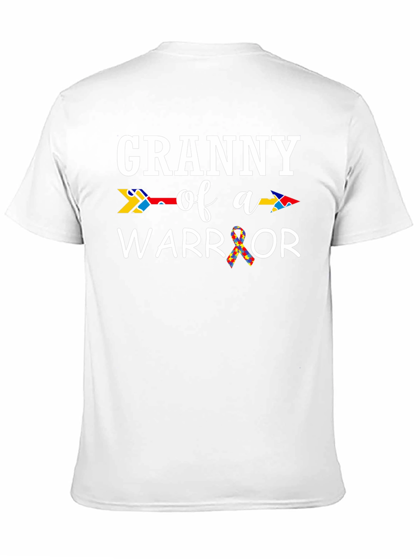 Granny of a Warrior Autism Awareness T-Shirt