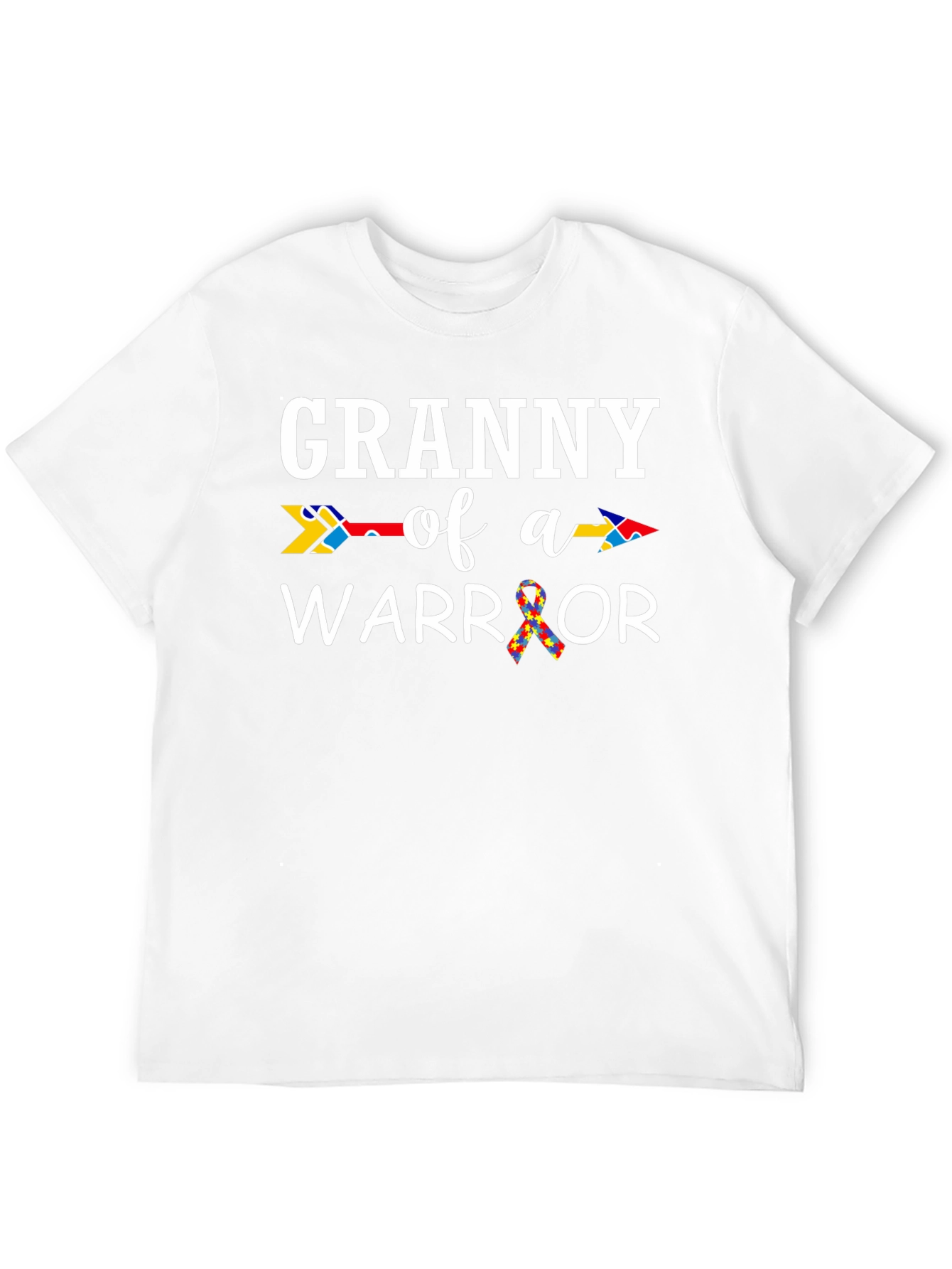 Granny of a Warrior Autism Awareness T-Shirt