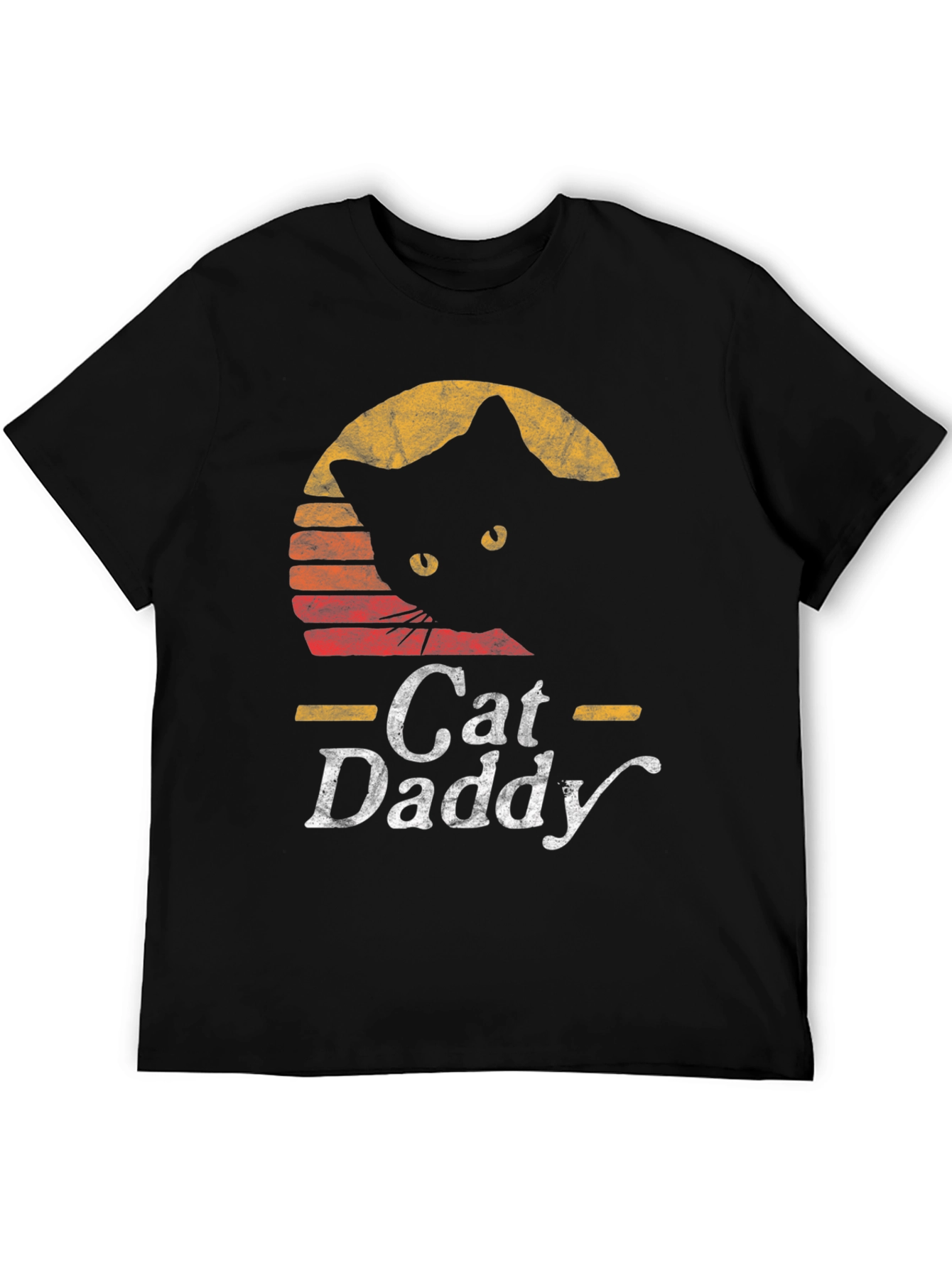 Cat Daddy Graphic Tee - Retro Style