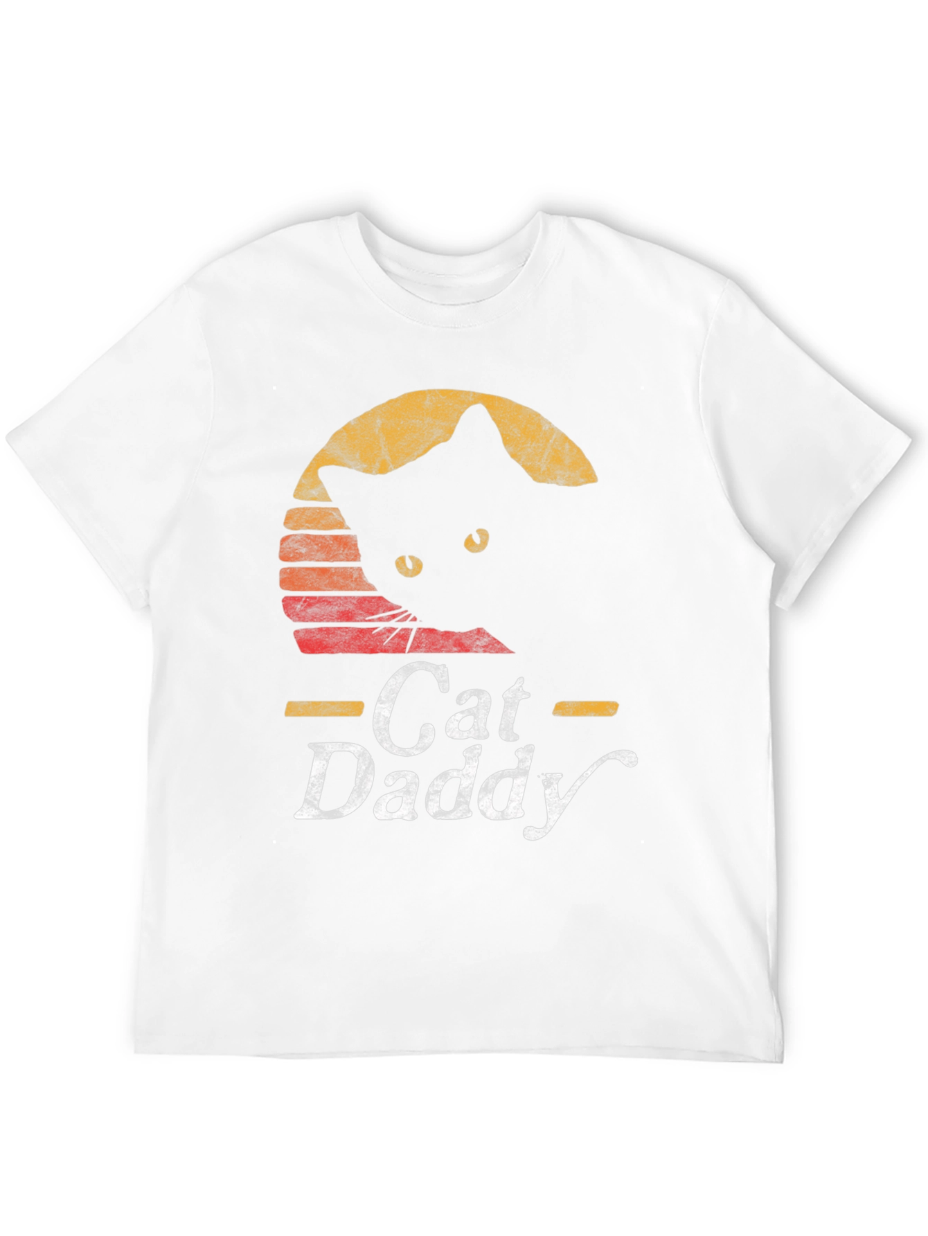 Cat Daddy Graphic Tee - Retro Style