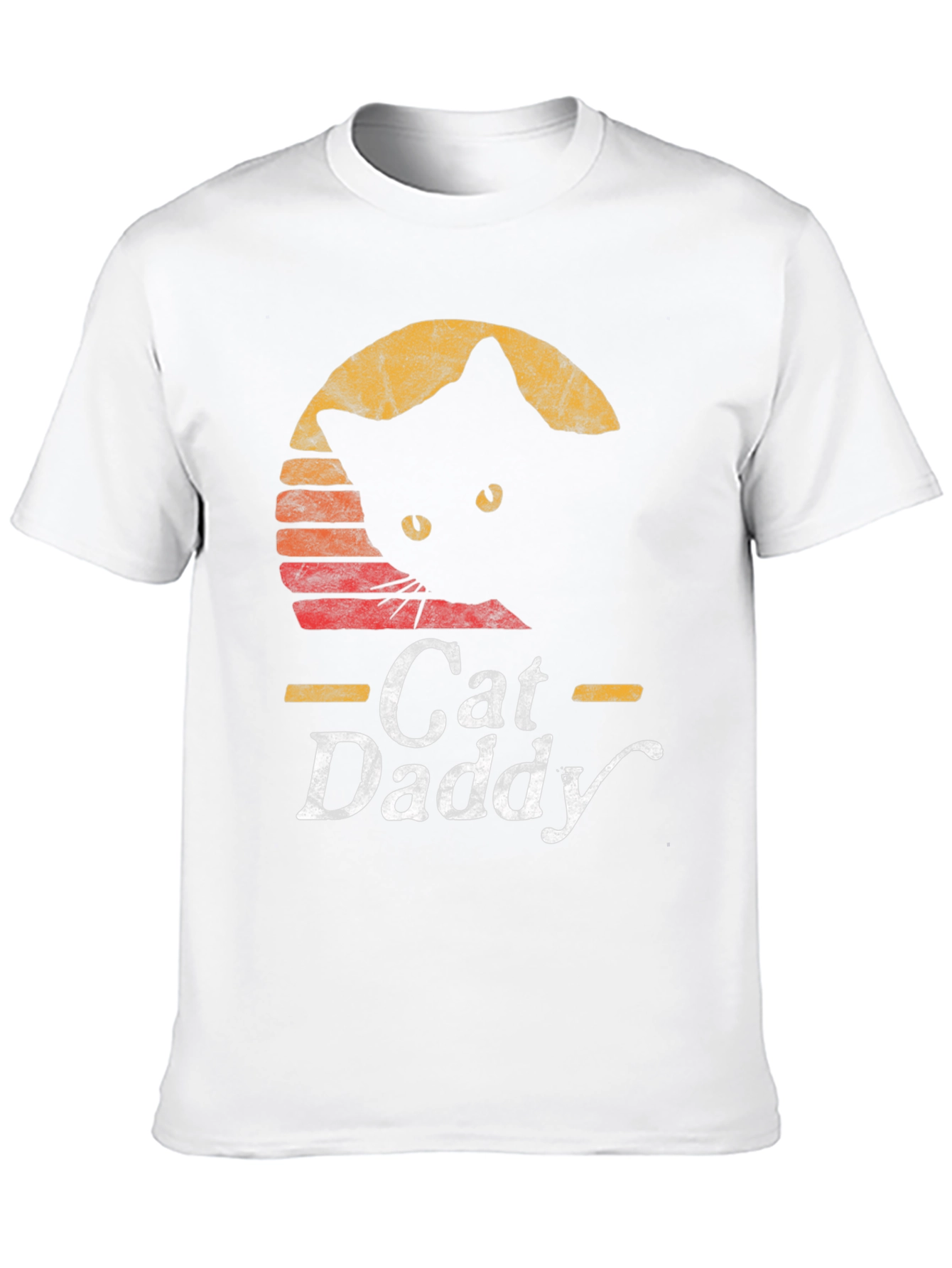 Cat Daddy Graphic Tee - Retro Style