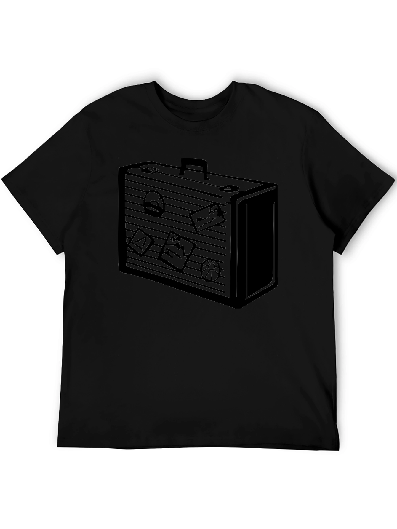 Suitcase Graphic Tee - Travel Style Shirt