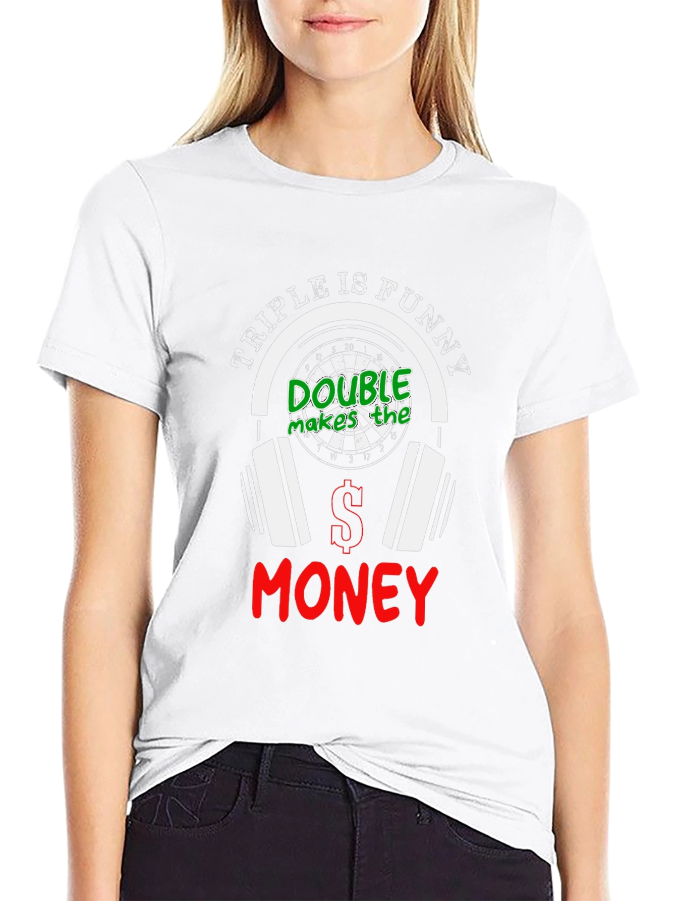 Triple is Funny Dart T-Shirt