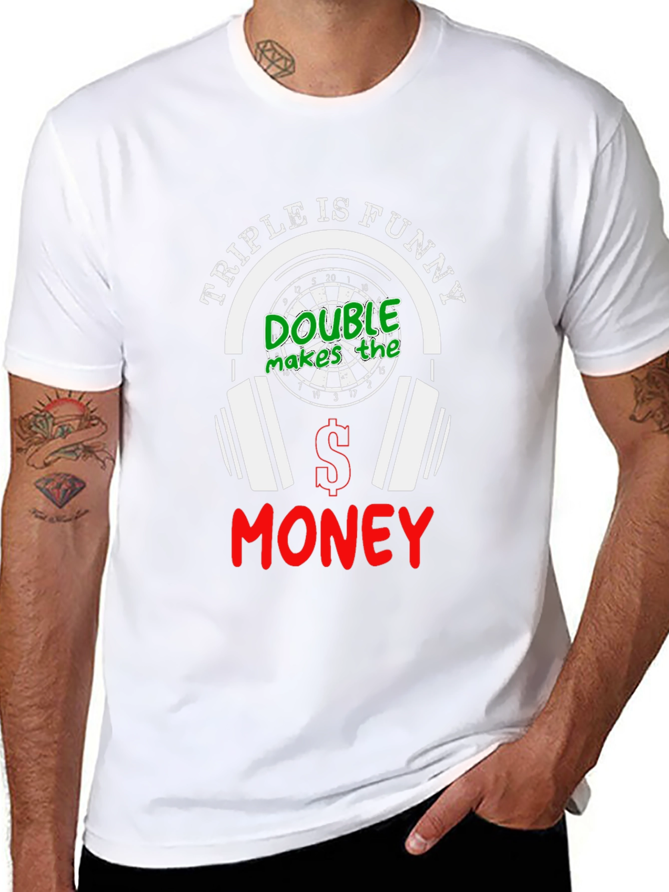Triple is Funny Dart T-Shirt