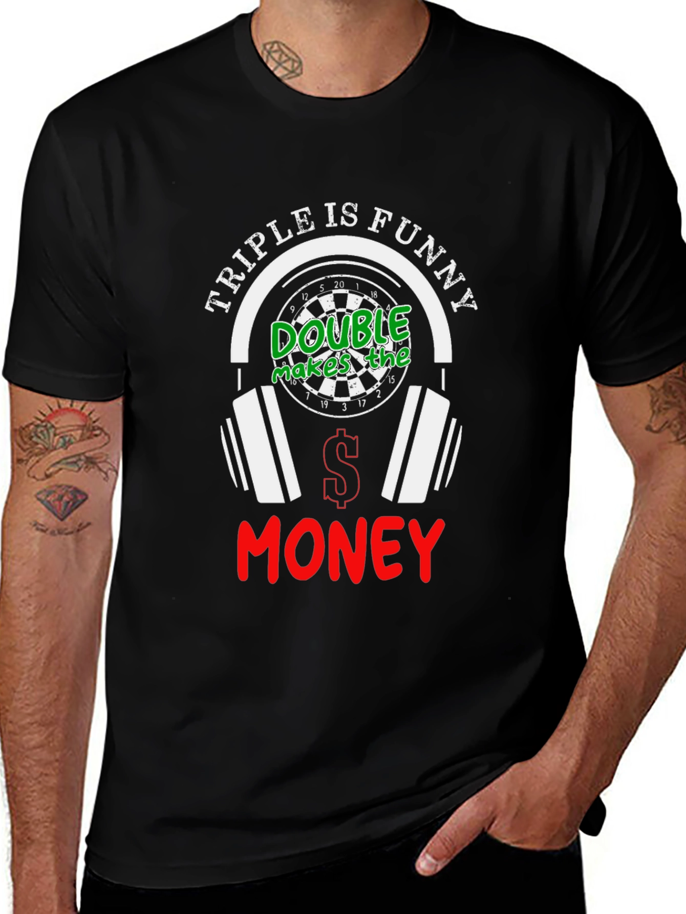 Triple is Funny Dart T-Shirt