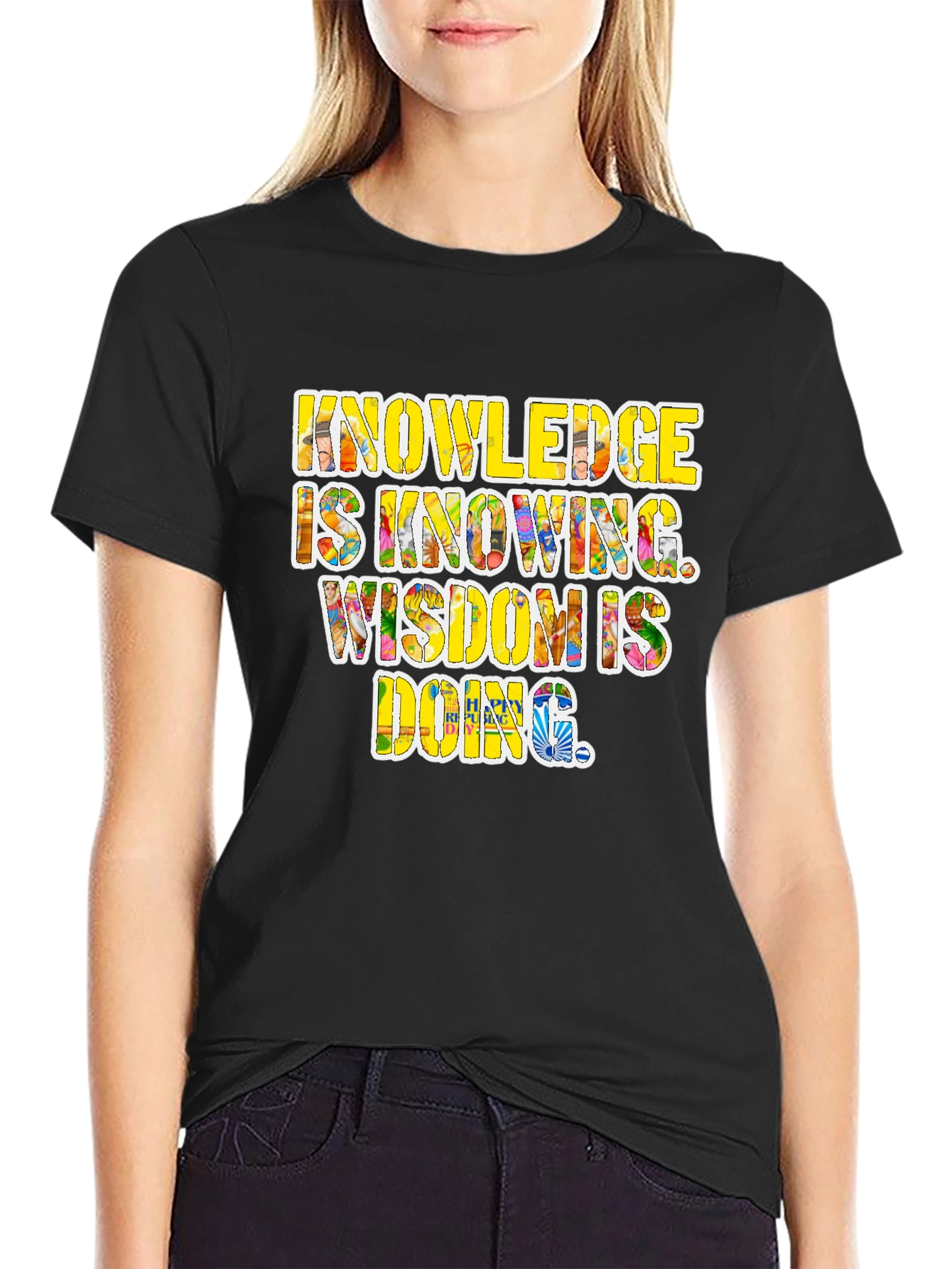 Knowledge Wisdom Doing Graphic Tee