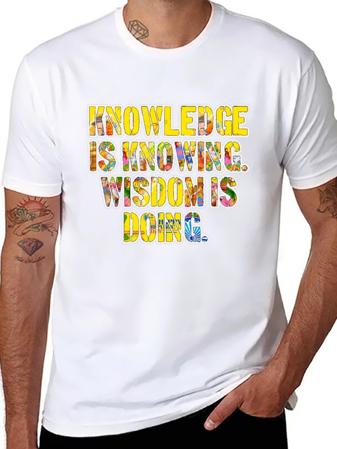 Knowledge Wisdom Doing Graphic Tee