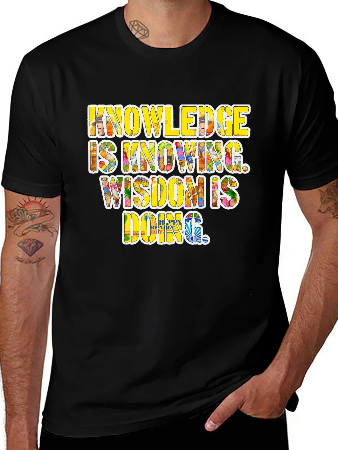Knowledge Wisdom Doing Graphic Tee