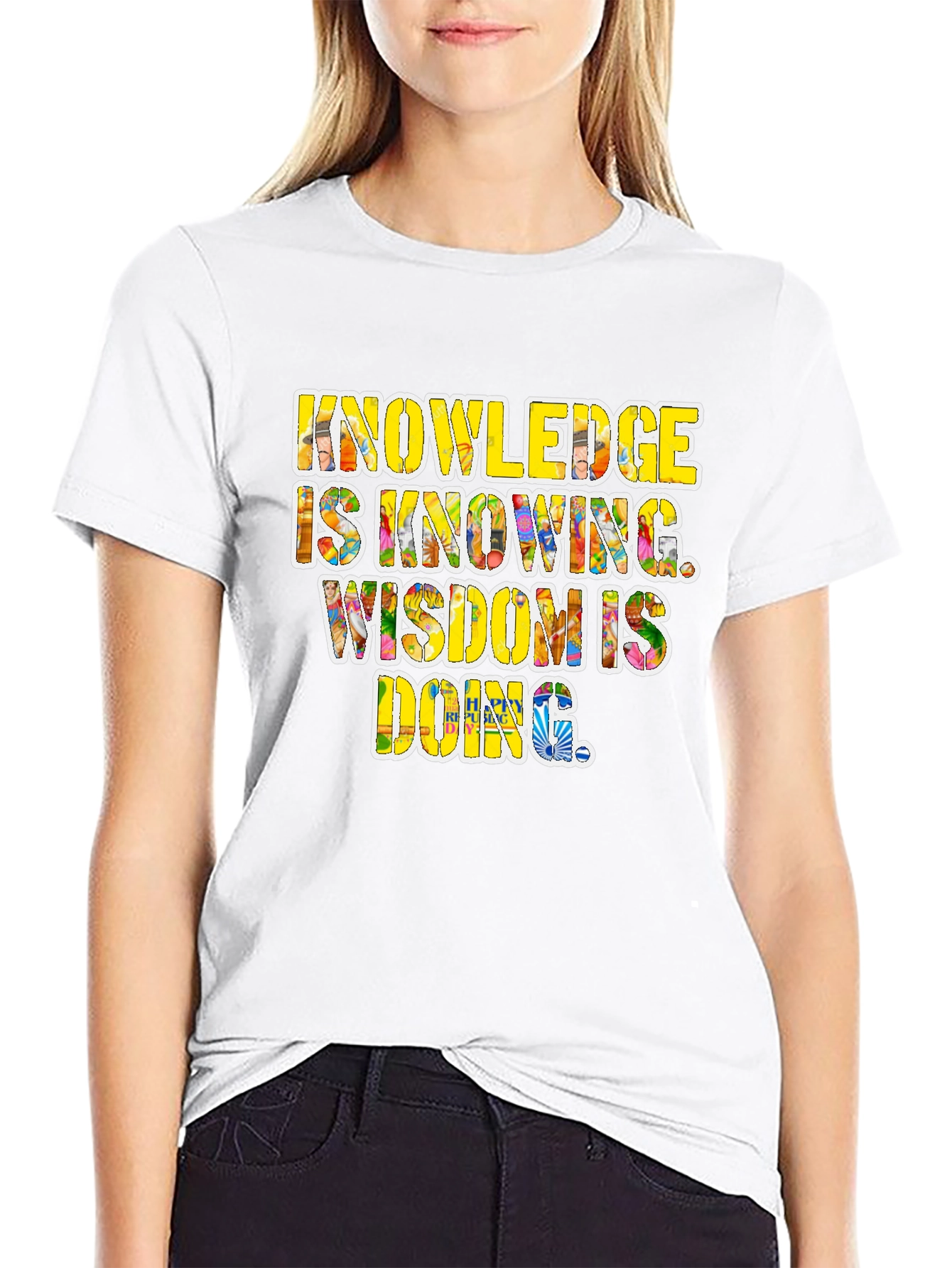 Knowledge Wisdom Doing Graphic Tee