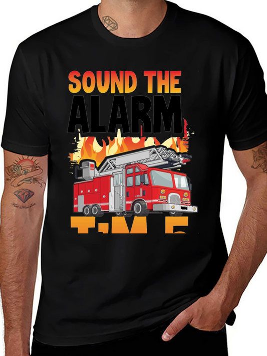 Sound The Alarm Fire Truck T-Shirt