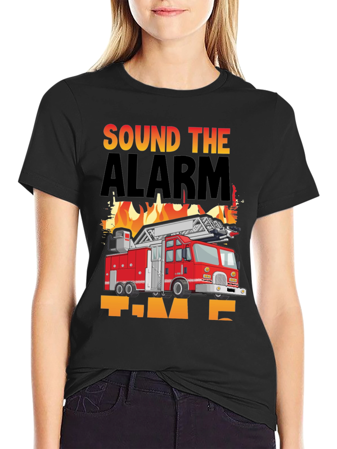 Sound The Alarm Fire Truck T-Shirt