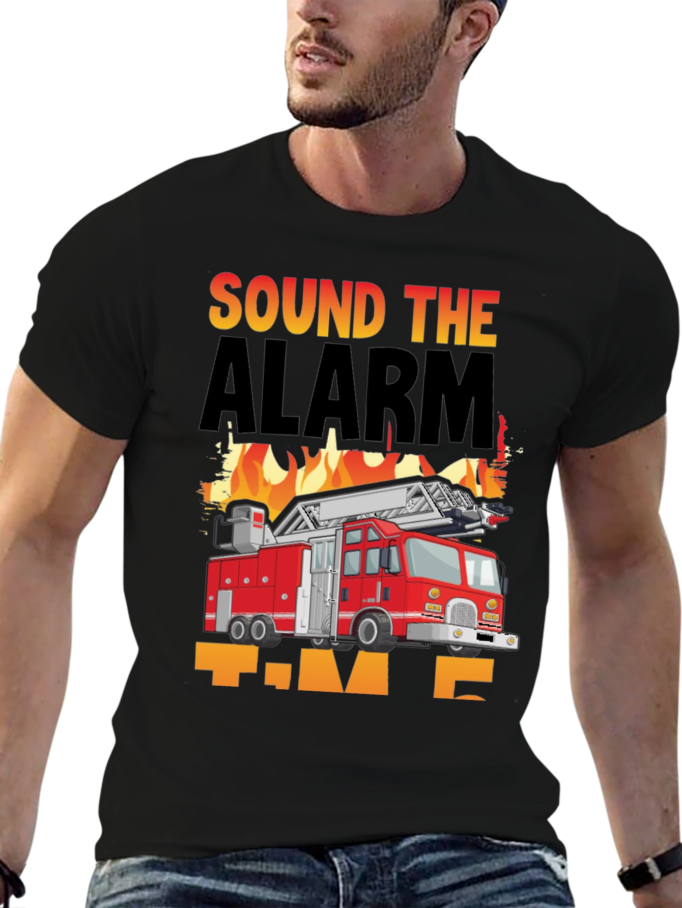 Sound The Alarm Fire Truck T-Shirt
