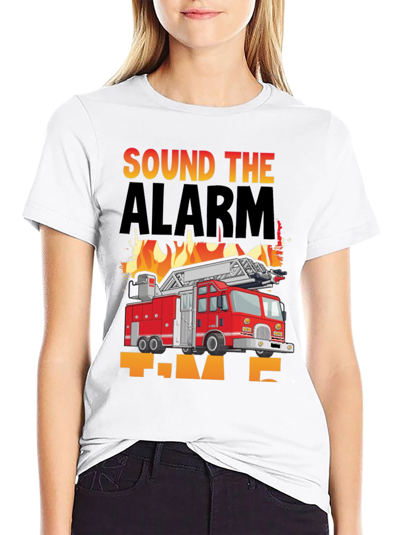 Sound The Alarm Fire Truck T-Shirt